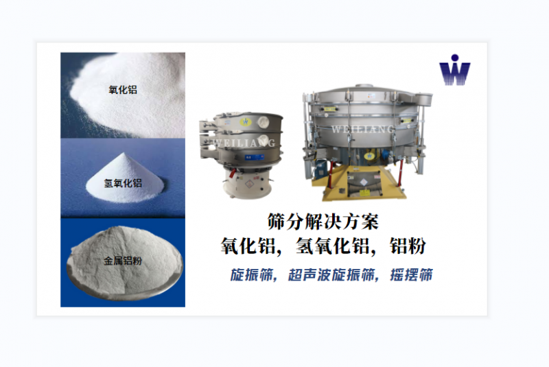 氧化鋁、氫氧化鋁、金屬鋁粉篩分案例